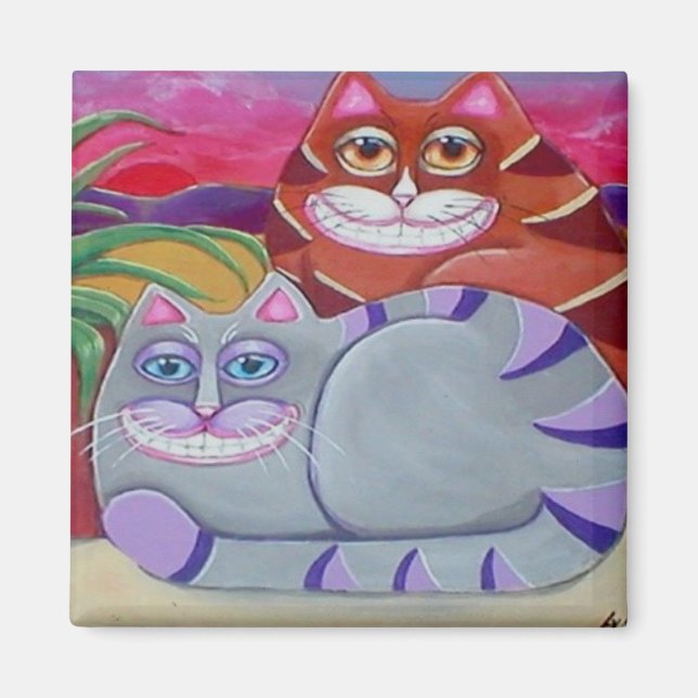 Íman Veranda Cats Magnet (Frente)