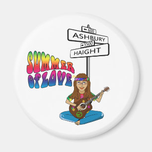 Íman Verão de Haight Ashbury do amor