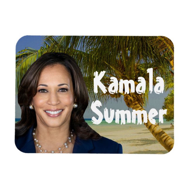 Íman Verão de Kamala 2024 (Horizontal)