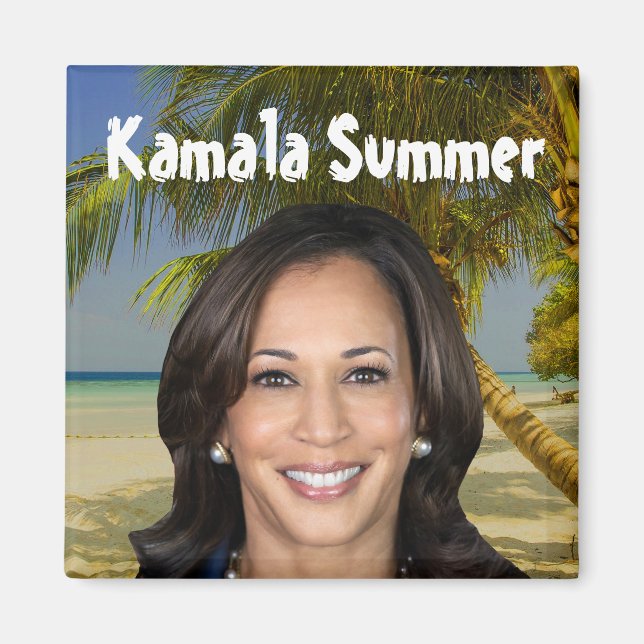 Íman Verão de Kamala 2024 (Frente)