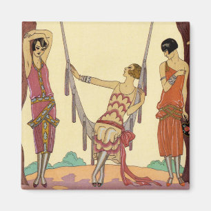 Íman Verão no art deco de France