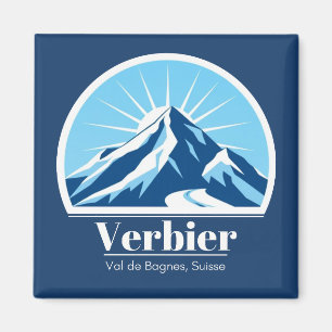 Íman Verbier Val de Bagnes suiça souvenir
