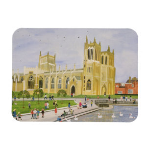Íman Verde 1989 da catedral e da faculdade de Bristol