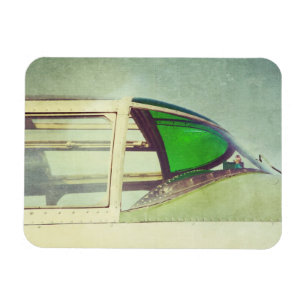 Íman Verde de Cabine de Avião Antigo