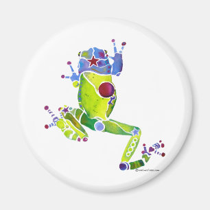 Íman Verde do primavera do sapo