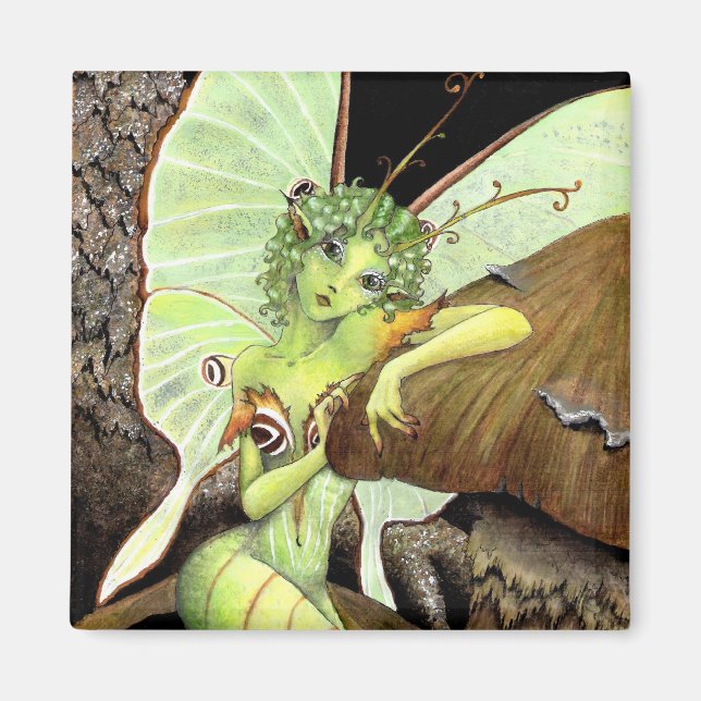 Íman verde-fada (Frente)