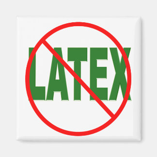 Íman Verde-látex, NÃO