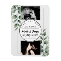 Verde mínimo deixa branco moderno salvar a data