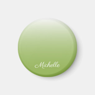 Íman Verde-verde-verde-gradiente personalizado