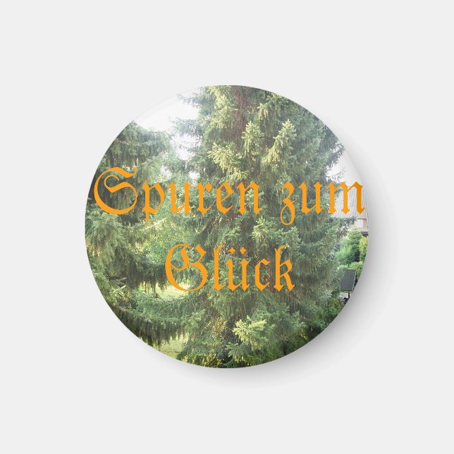 Íman Vergangenheitspuren felizmente (Frente)