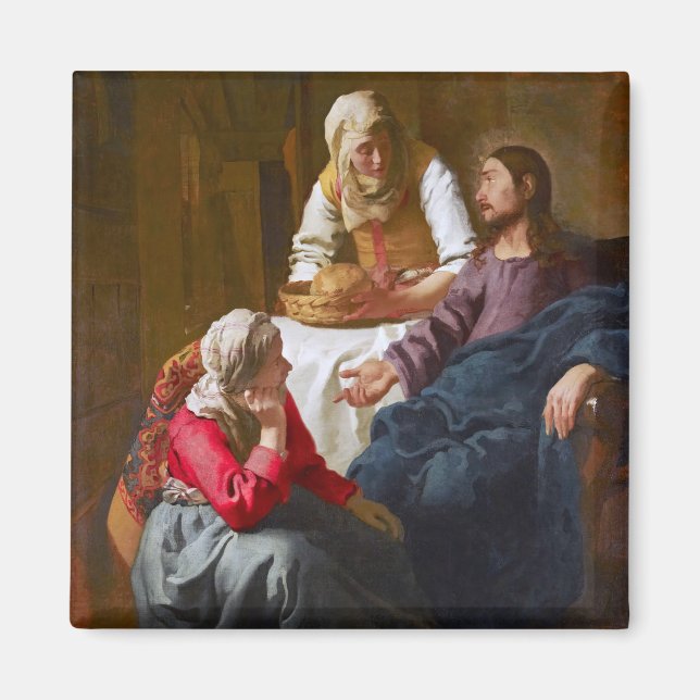 Íman Vermeer - Cristo na Casa de Martha e Mary (Frente)