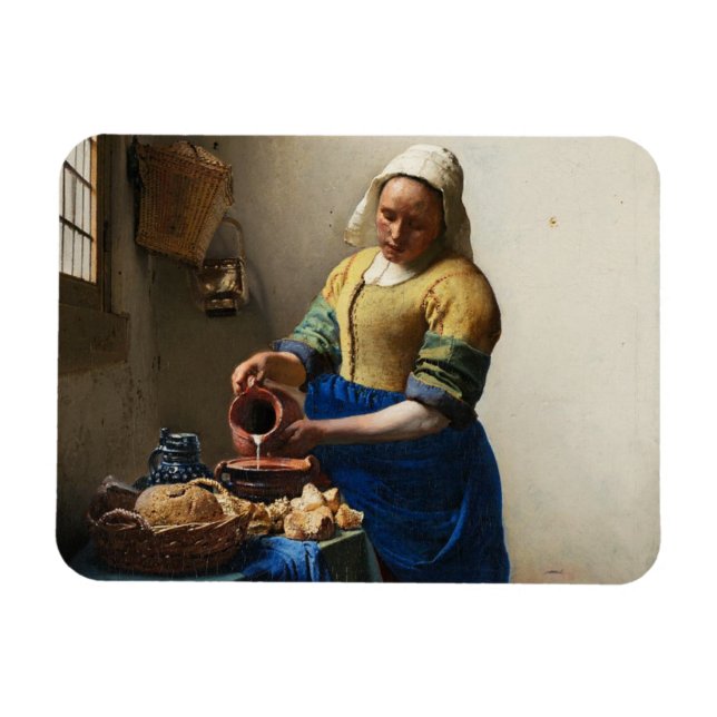Íman Vermeer O Magneto Da Milkmaid (Horizontal)