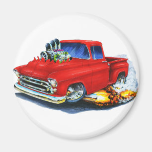 Íman Vermelho 1957 do recolhimento de Chevy