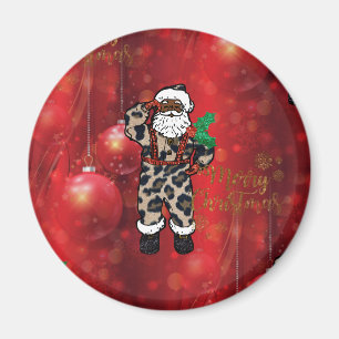 Íman vermelho africano de claus do leopardo do papai