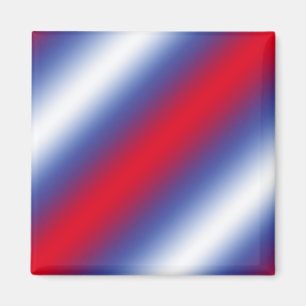 Íman Vermelho, branco e azul