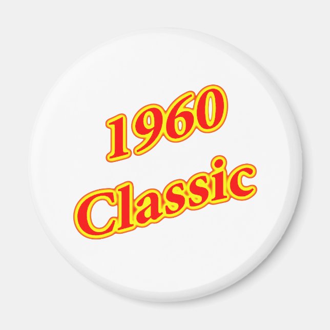 Íman Vermelho clássico 1960 (Frente)