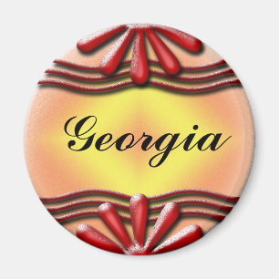 Íman Vermelho da placa de identificação