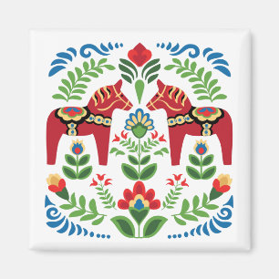 Íman Vermelho Dala Sueco