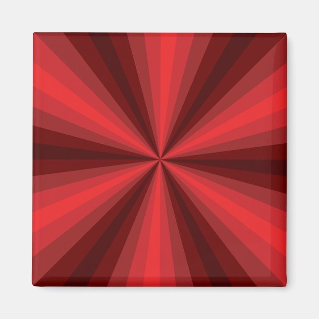 Íman vermelho de ilusão óptica (Frente)