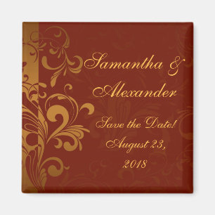 Íman Vermelho de tijolo rico e redemoinho reverso