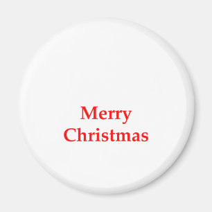 Íman Vermelho do Feliz Natal os presentes de Zazzle do