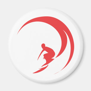 Íman Vermelho do surfista