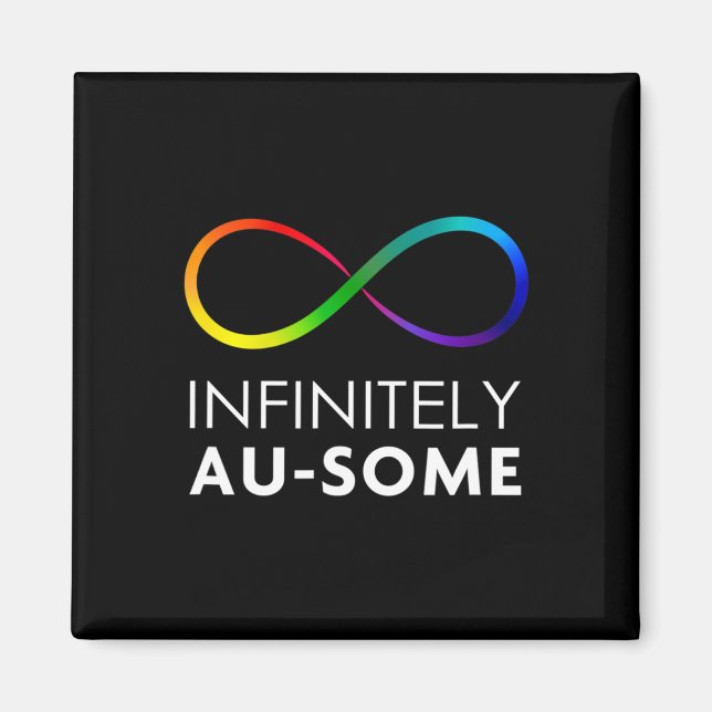 Íman Vermelho Em Vez De Autismo - Infinitamente Au-some (Frente)