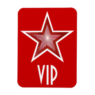 Íman Vermelho flexível vermelho do ímã da estrela "V