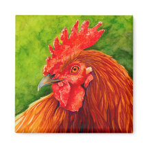 Vermelho Grande - Rooster Magneted R