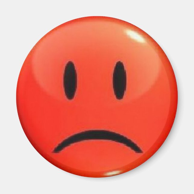 Íman Vermelho Irritado (Frente)