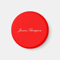 Vermelho Simples e Elegante Moderno