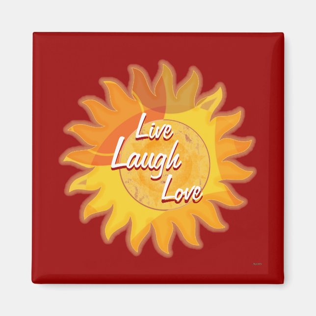 Íman Vermelho Sol (Frente)