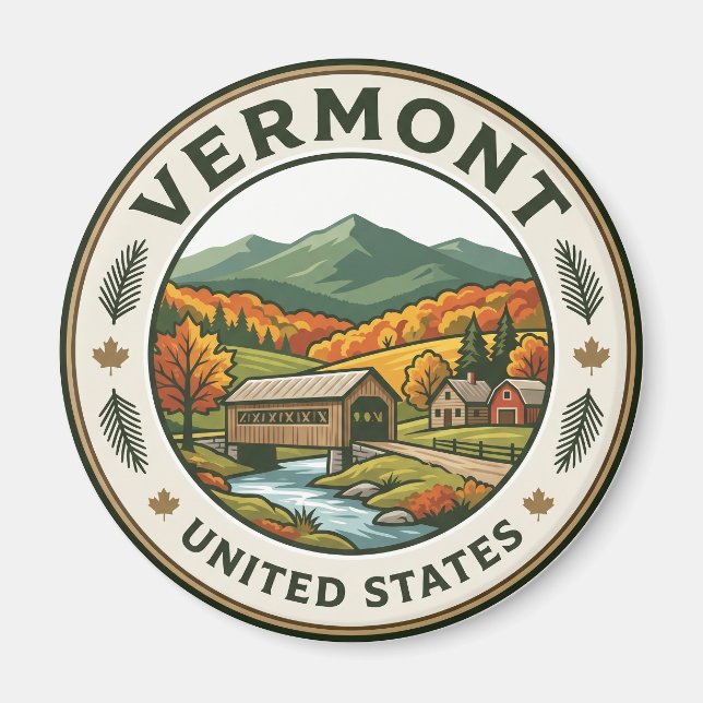 Íman Vermont (Frente)