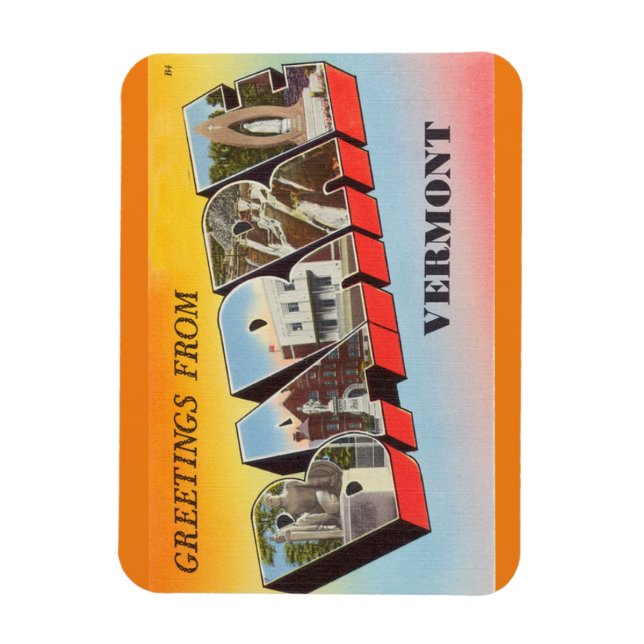 Íman Vermont, Barre Magnet (Vertical)