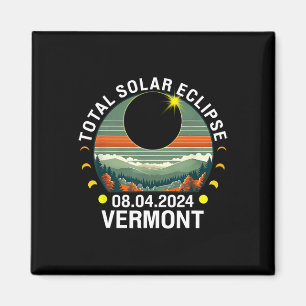 Íman Vermont Eclipse 4.08.24 América Total Eclips Solar