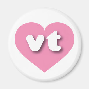 Íman Vermont Pink Heart - Amor
