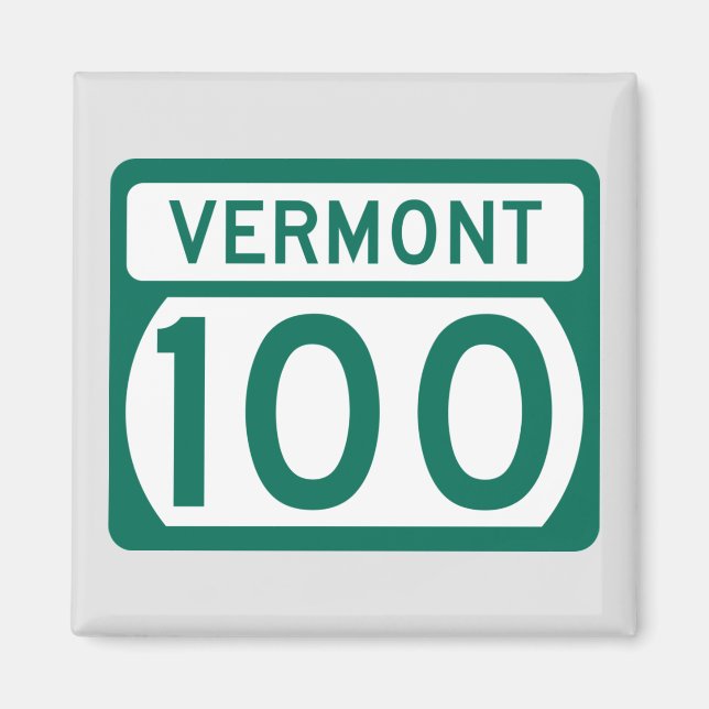 Íman Vermont Route 100 (Frente)