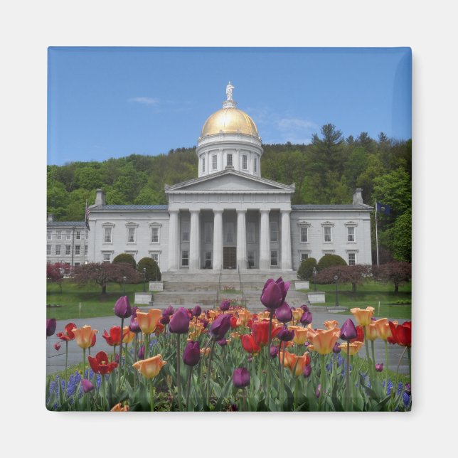 Íman Vermont State House - Montpelier (Frente)
