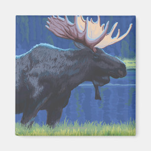 Íman VermontMoose no luar