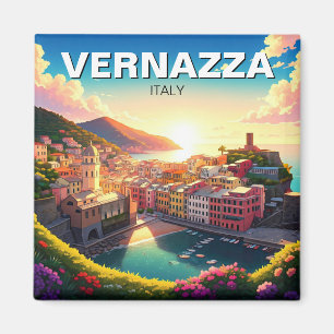 Íman Vernazza, pôr do sol de Cinqua Terra Magnet