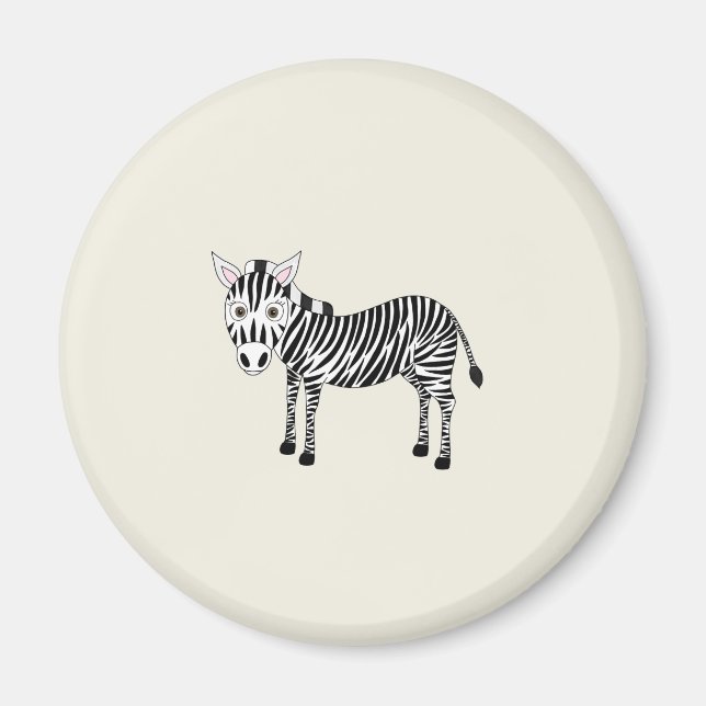 Íman Verrücktes Zebra (Frente)