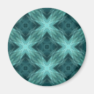 Íman Versão 4 do caleidoscópio do fractal do Aqua e d