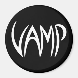 Íman Versão do Texto Vamp (Preto/Branco)
