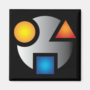 Íman Versão nova do logotipo criptográfico MI