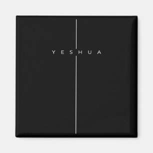 Íman Versículo da Bíblia de Yeshua Cruz Cristã Jesus