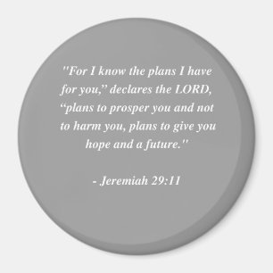 Íman Verso da bíblia do 29:11 de JEREMIAH