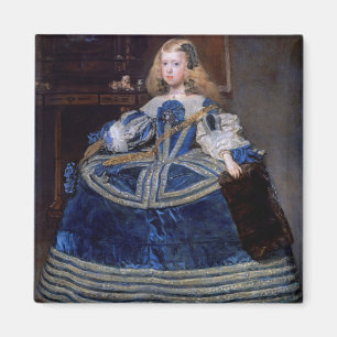 Íman Vestido Azul de Infanta Margarita Teresa Velazquez