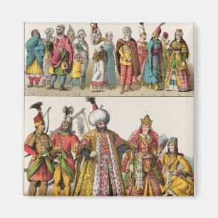 Íman Vestido do Moorish e do turco