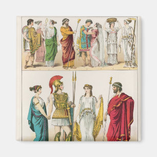 Íman Vestido grego, 'do der Voelker de Trachten, 1864