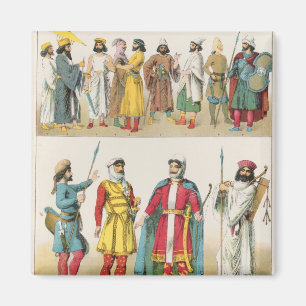 Íman Vestido persa, de "do der Voelker Trachten", 1864